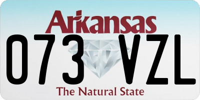 AR license plate 073VZL