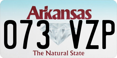AR license plate 073VZP