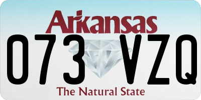 AR license plate 073VZQ