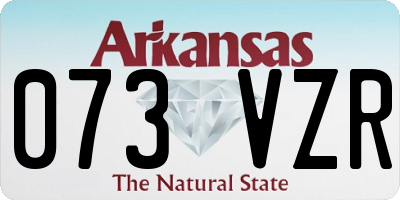 AR license plate 073VZR