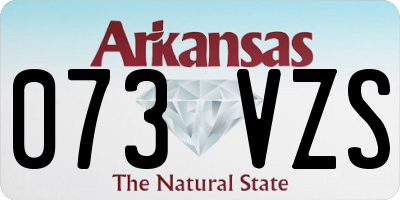 AR license plate 073VZS