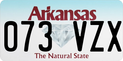 AR license plate 073VZX