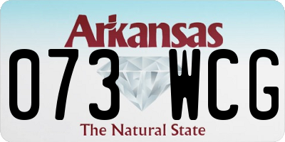 AR license plate 073WCG