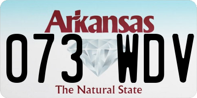 AR license plate 073WDV