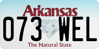 AR license plate 073WEL