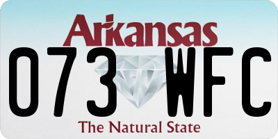 AR license plate 073WFC