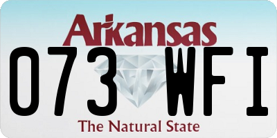 AR license plate 073WFI