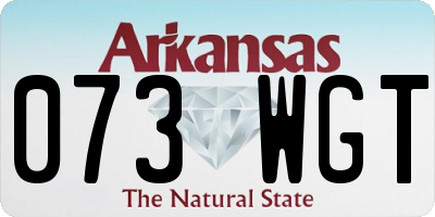 AR license plate 073WGT