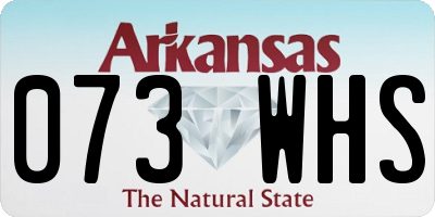 AR license plate 073WHS