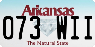 AR license plate 073WII