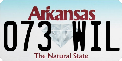 AR license plate 073WIL