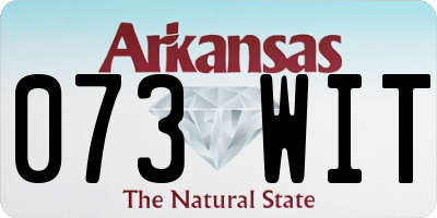 AR license plate 073WIT