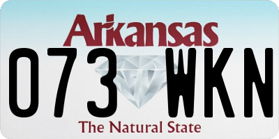 AR license plate 073WKN