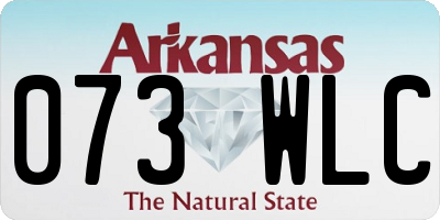 AR license plate 073WLC