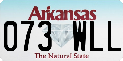 AR license plate 073WLL