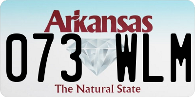 AR license plate 073WLM