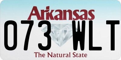 AR license plate 073WLT
