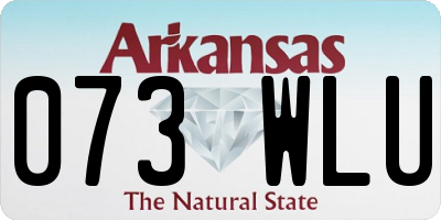 AR license plate 073WLU