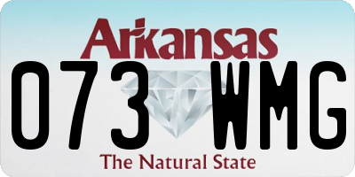 AR license plate 073WMG