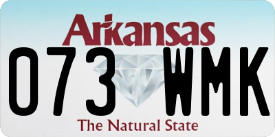 AR license plate 073WMK