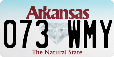 AR license plate 073WMY