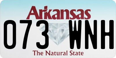 AR license plate 073WNH
