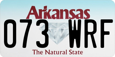 AR license plate 073WRF