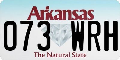 AR license plate 073WRH