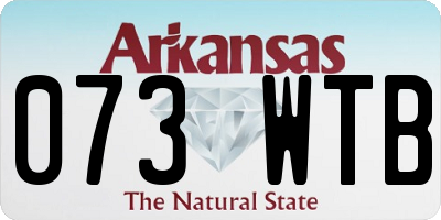 AR license plate 073WTB