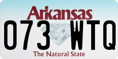 AR license plate 073WTQ