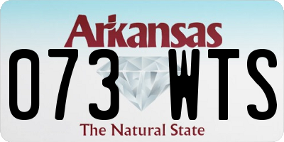 AR license plate 073WTS