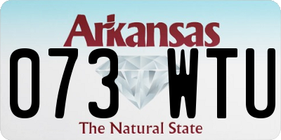AR license plate 073WTU