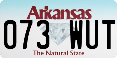 AR license plate 073WUT
