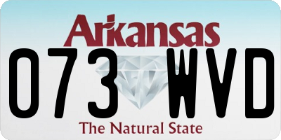 AR license plate 073WVD