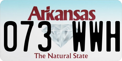 AR license plate 073WWH