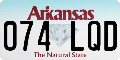 AR license plate 074LQD