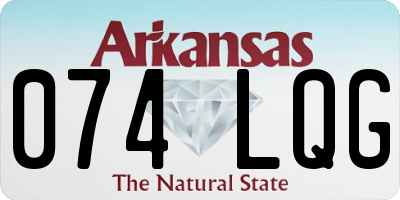 AR license plate 074LQG