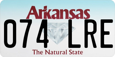AR license plate 074LRE
