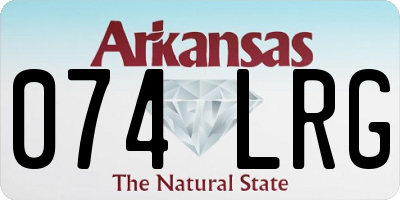 AR license plate 074LRG
