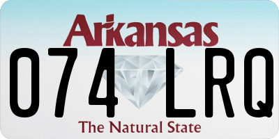 AR license plate 074LRQ