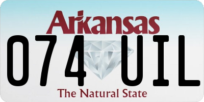 AR license plate 074UIL