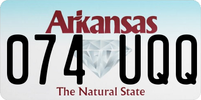 AR license plate 074UQQ
