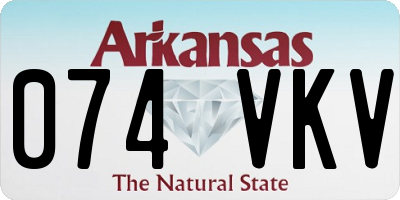 AR license plate 074VKV