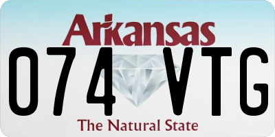 AR license plate 074VTG