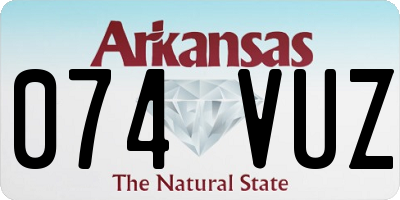 AR license plate 074VUZ