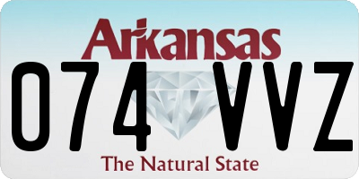 AR license plate 074VVZ