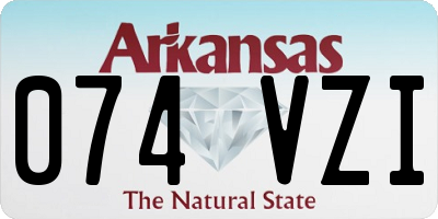 AR license plate 074VZI