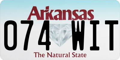 AR license plate 074WIT