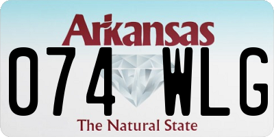 AR license plate 074WLG