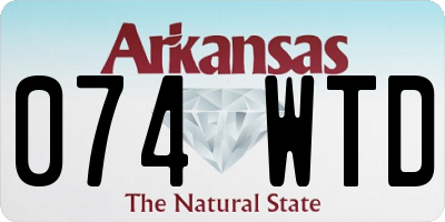 AR license plate 074WTD
